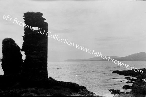 DUNBEACON CASTLE FROM E. LOOKING TOWARDS DUNMANUS HEAD & W.